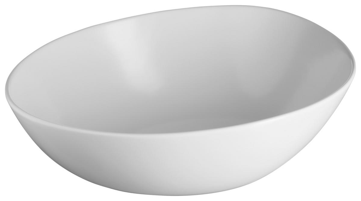 Schüsselset  Keramik Rund Grau/schwarz/weiß 3tlg - Schwarz/Weiß, Basics, Keramik (27/31/29cm) - Mäser