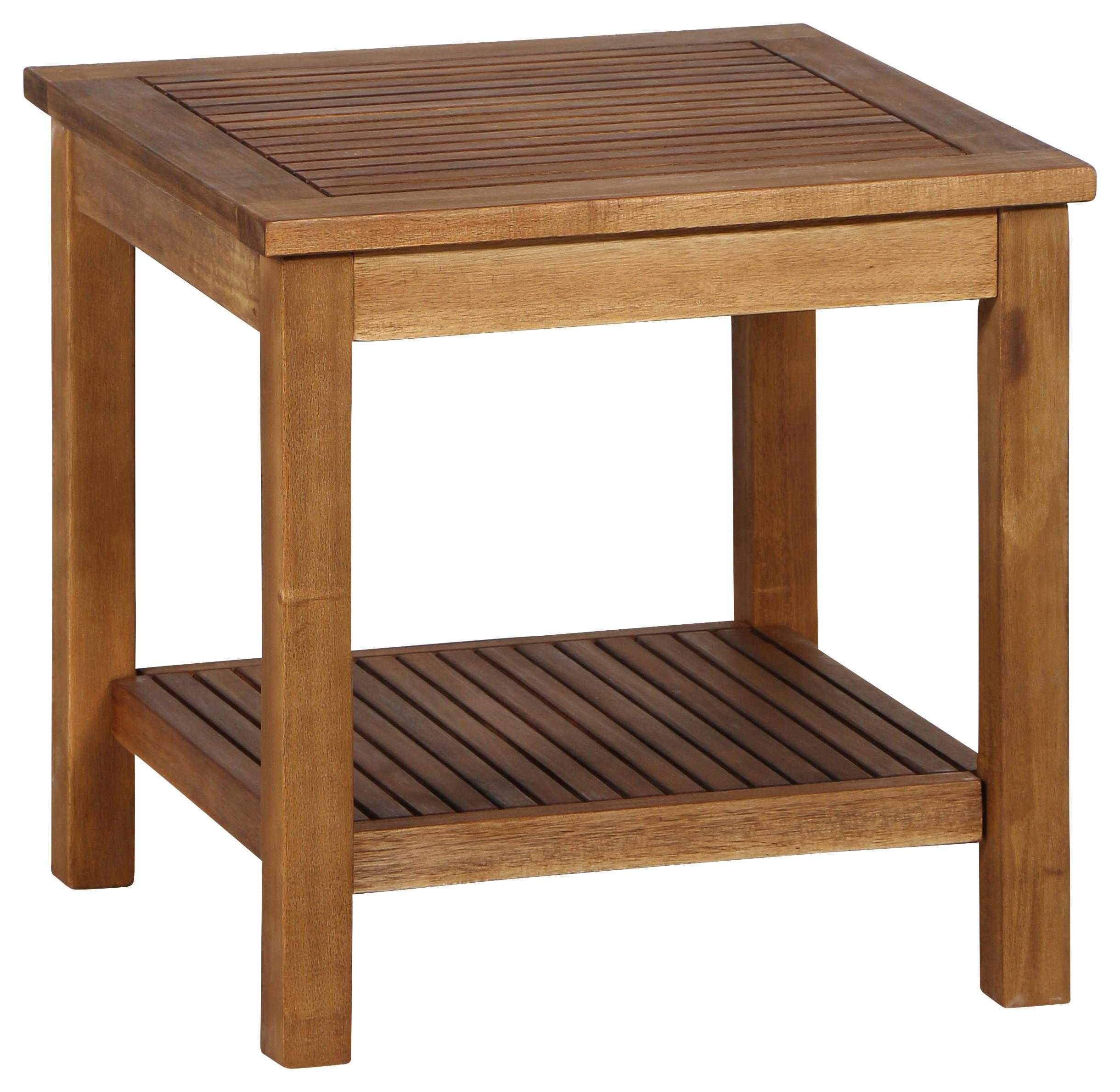 Gartentisch Akazienholz L 45 Cm - Akaziefarben, MODERN, Holz (45/45/45,5cm) - Siena Garden
