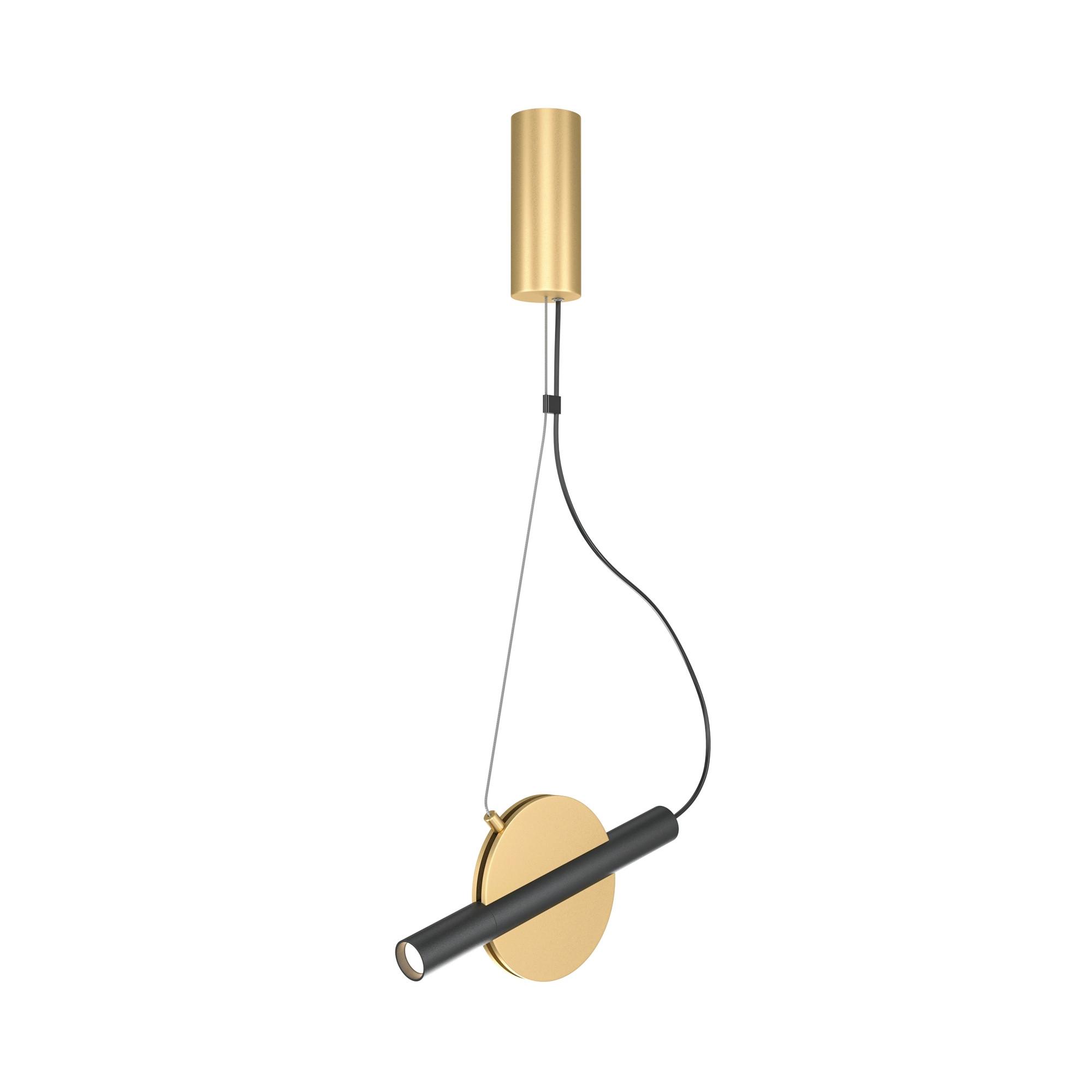 Pendelleuchte Enigma - Messingfarben, Trend, Metall (30/6/220cm) - MAYTONI