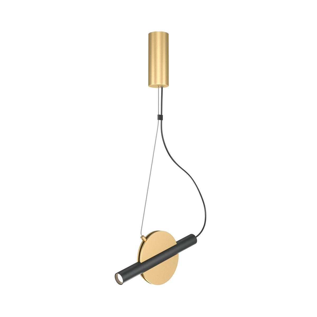 Pendelleuchte Enigma - Messingfarben, Trend, Metall (30/6/220cm) - MAYTONI