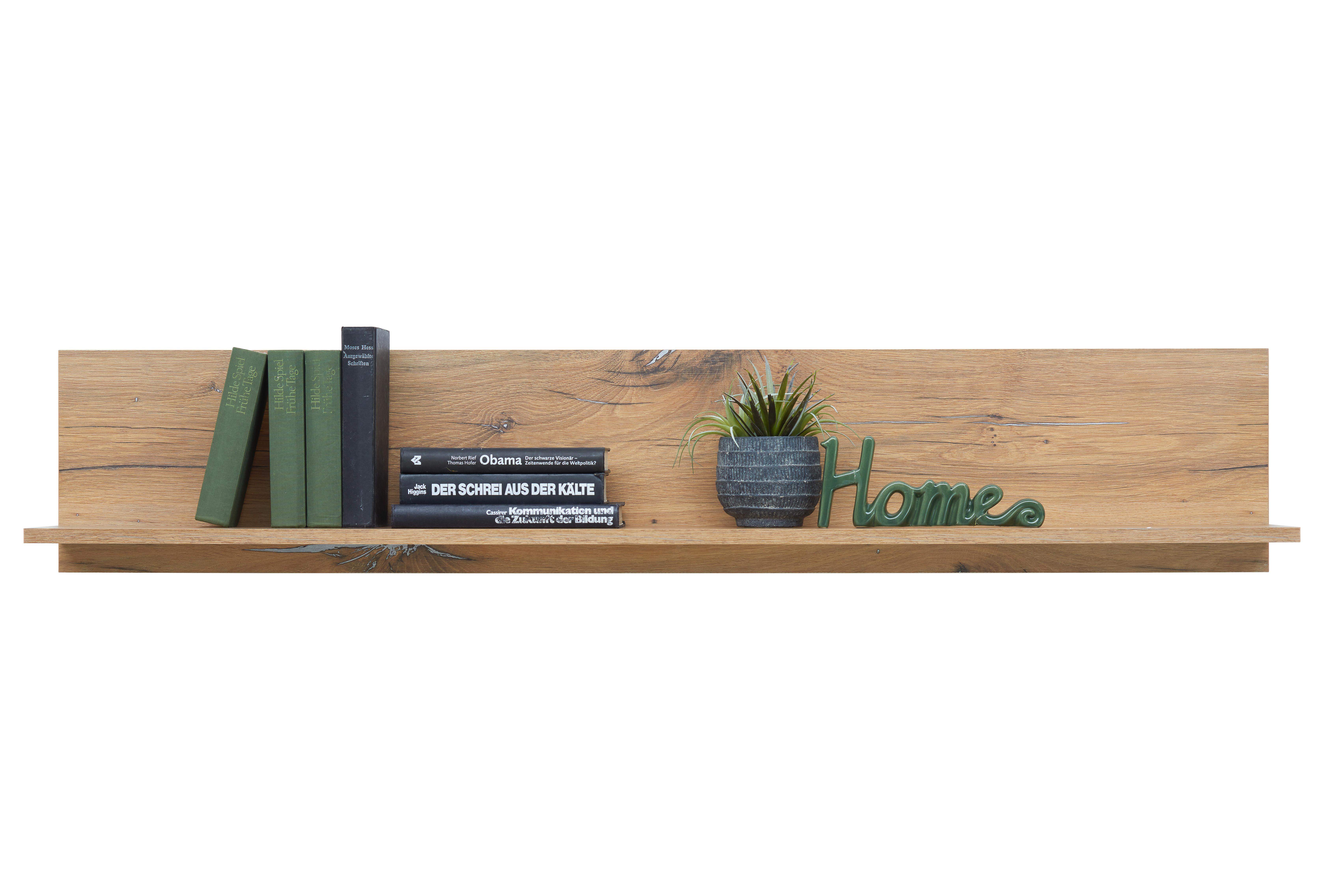 Wandboard Auris B: 135 cm Flagstaff Eiche - MODERN, Holzwerkstoff (135/25/25cm) - Luca Bessoni