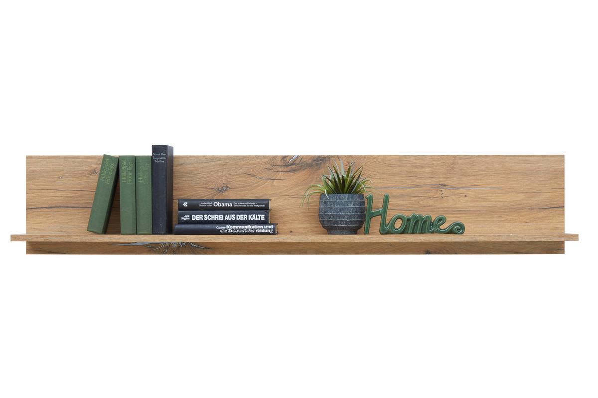 Wandboard Auris B: 135 Cm Flagstaff Eiche - MODERN, Holzwerkstoff (135/25/25cm) - Luca Bessoni