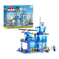 Bausteine Max Police - Hellblau, Basics, Kunststoff (30/30/20cm)