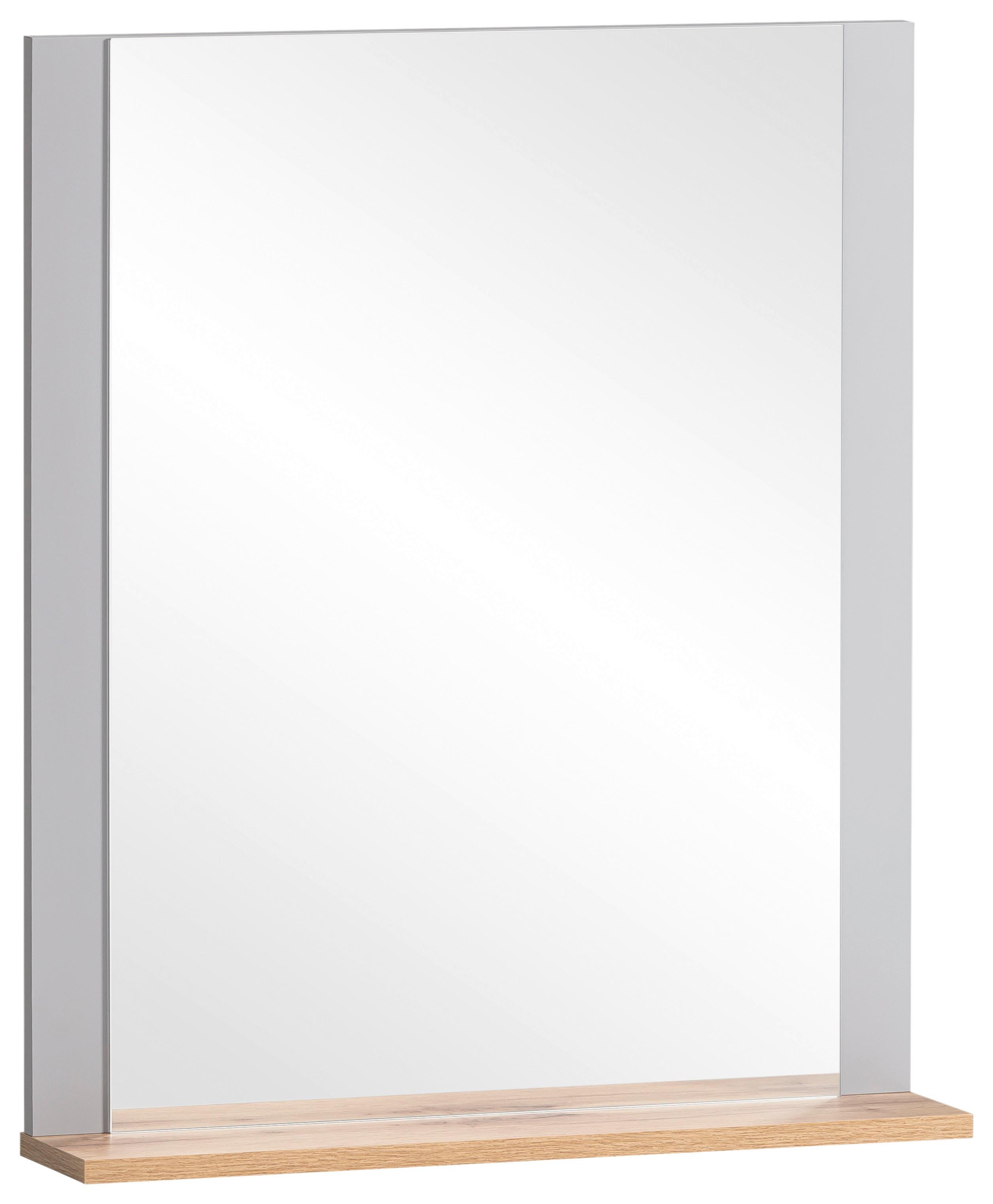 WANDSPIEGEL JELDA SPIEGELELEMENT 600 - Platinfarben, Holzwerkstoff (60/71/12cm) - MID.YOU