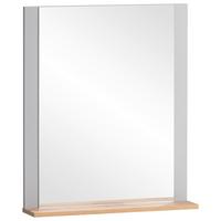 WANDSPIEGEL JELDA SPIEGELELEMENT 600 - Platinfarben, Holzwerkstoff (60/71/12cm) - MID.YOU
