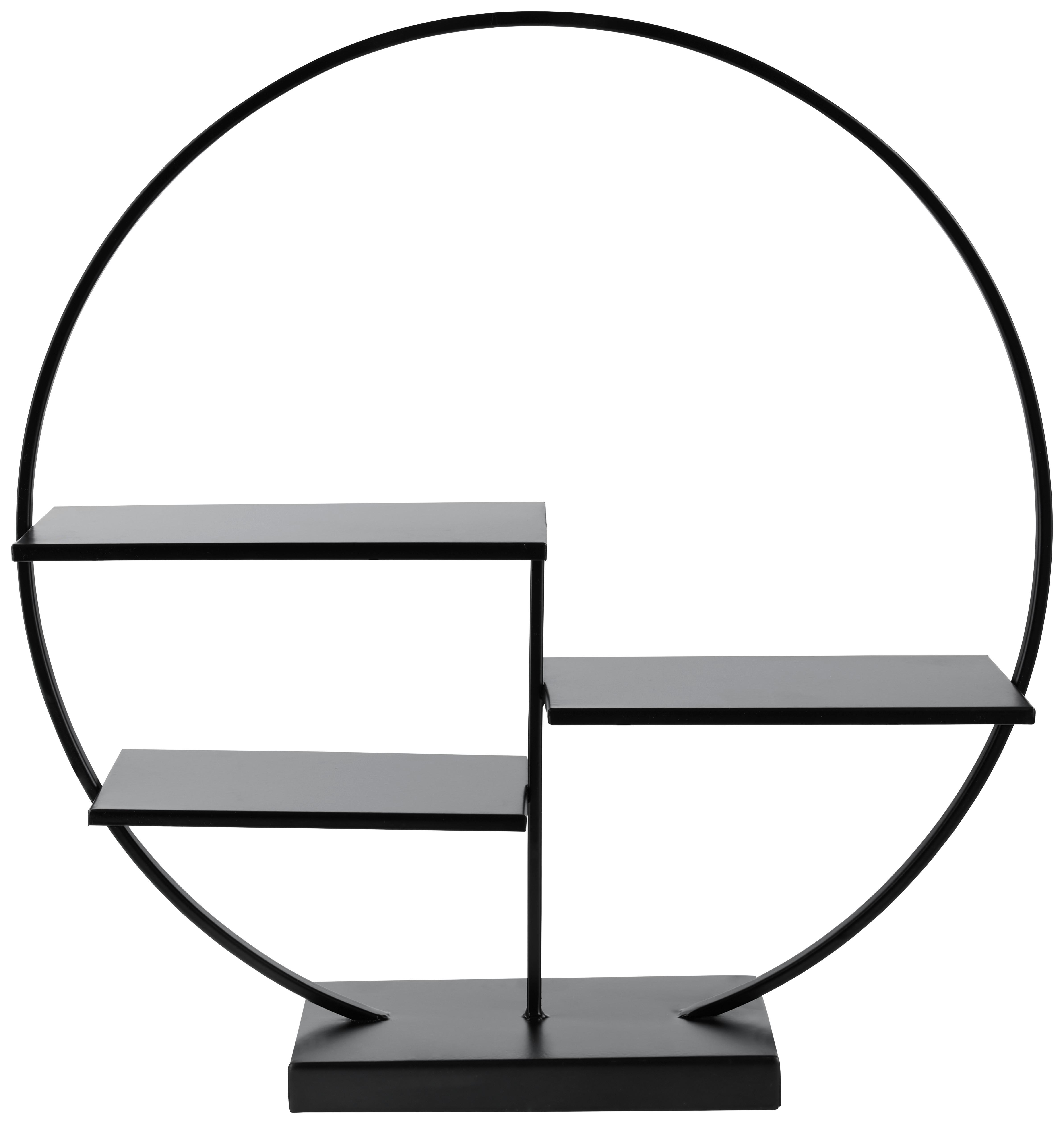 Dekorační stojan Ilona - černá, Basics, kov (43/44/11cm) - Modern Living