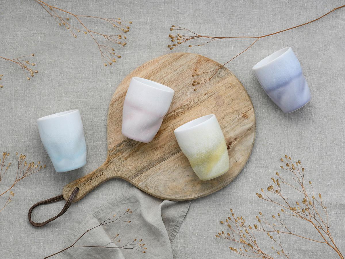 Kaffeebecher Squeezy Kermik, Multicolor - Multicolor, Basics, Keramik (300ml) - Creatable