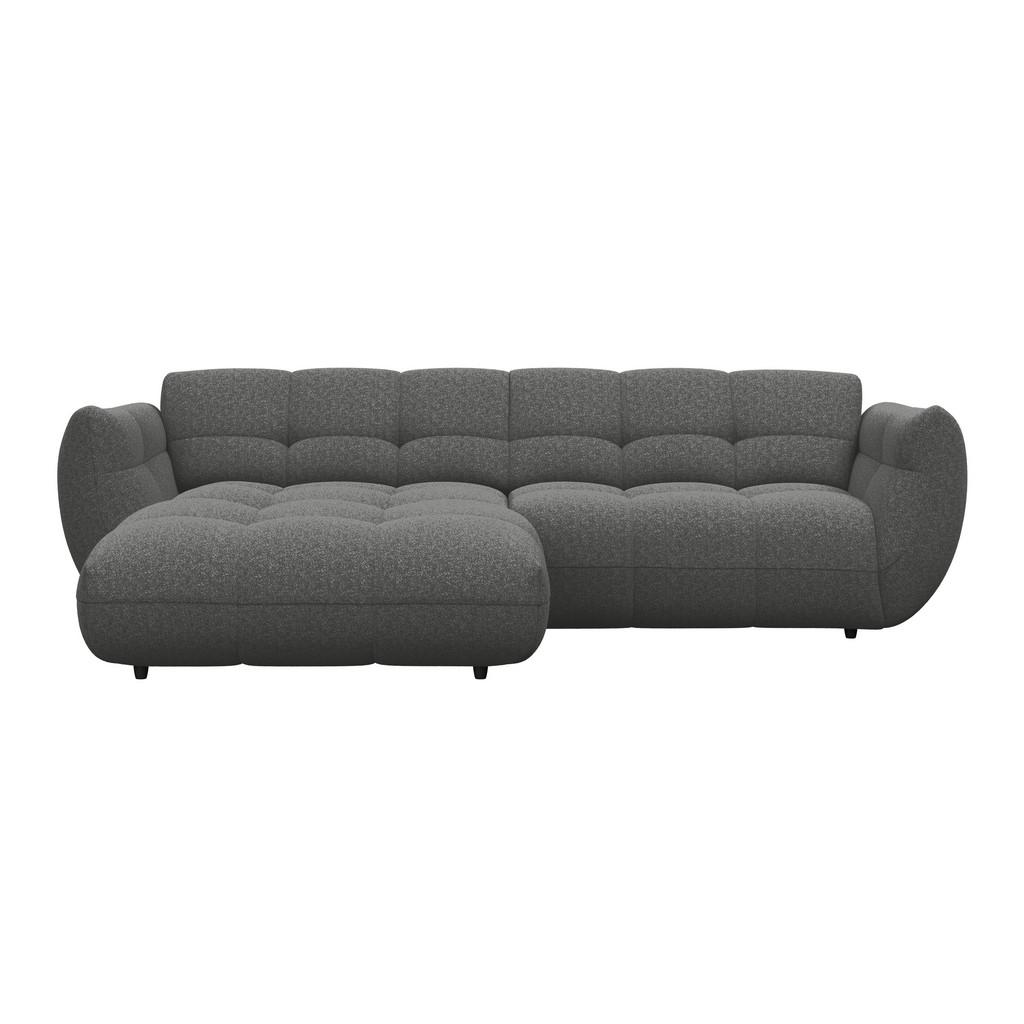 Ecksofa Panda Chenille anthrazit, 178x280cm