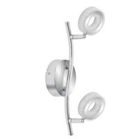 LED-DECKENLEUCHTE VINOLA - Chromfarben, Design, Kunststoff/Metall (34/9/16cm)