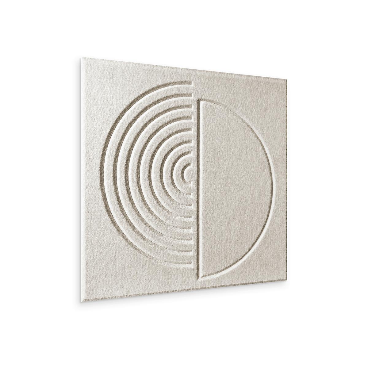 Akustický panel béžová, 30x30cm - béžová, textil (30/30cm) - Premium Living