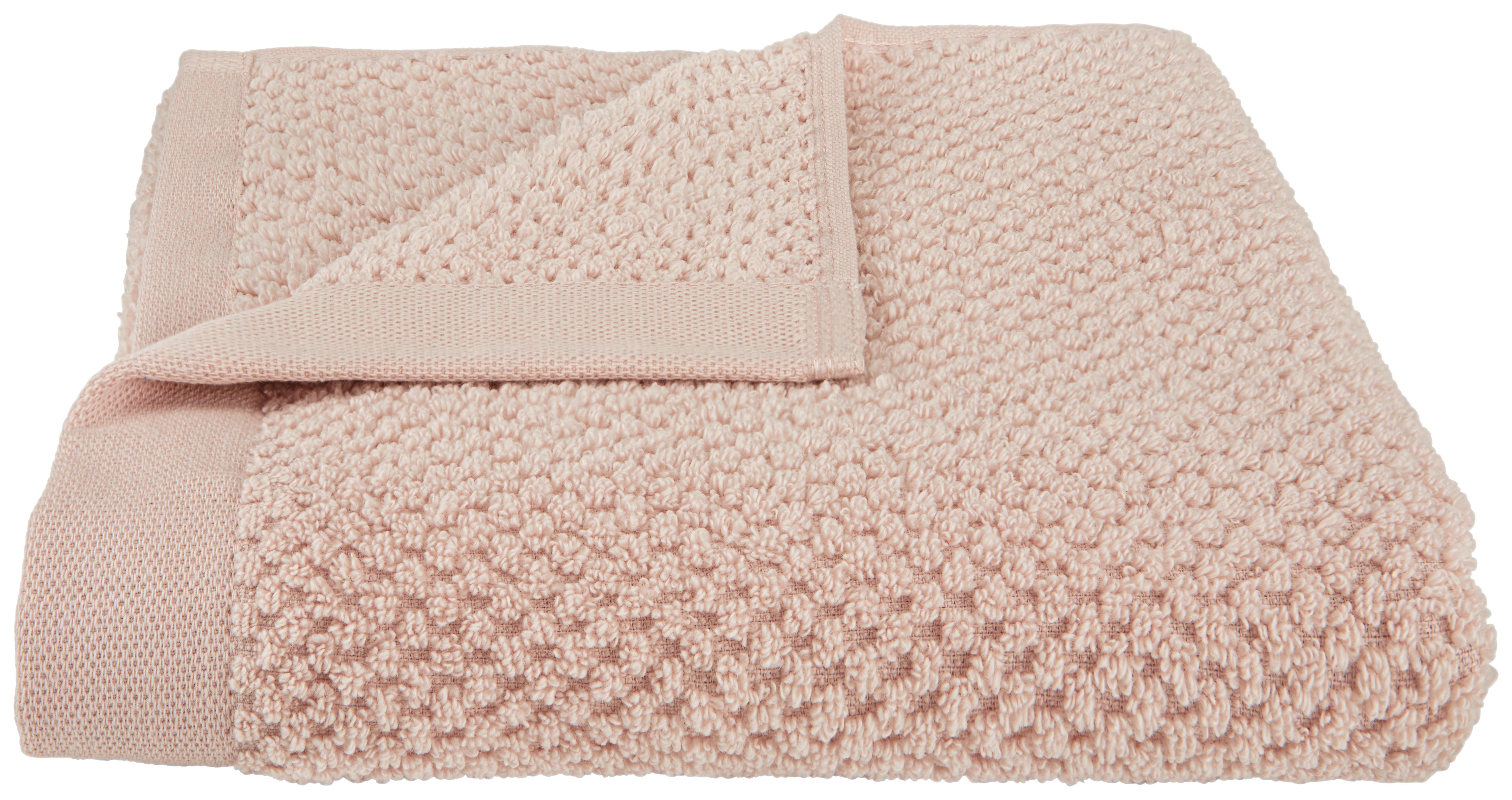 RUČNÍK Luise, 50/100cm, růžová - růžová, Konvenční, textil (50/100cm) - Modern Living