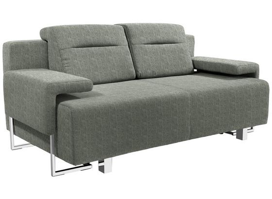 Schlafsofa Memphis - Chromfarben/Braun, MODERN, Textil (222/83/90cm) Schlafsofa Memphis - Chromfarben/Braun, MODERN, Textil (222/83/90cm)