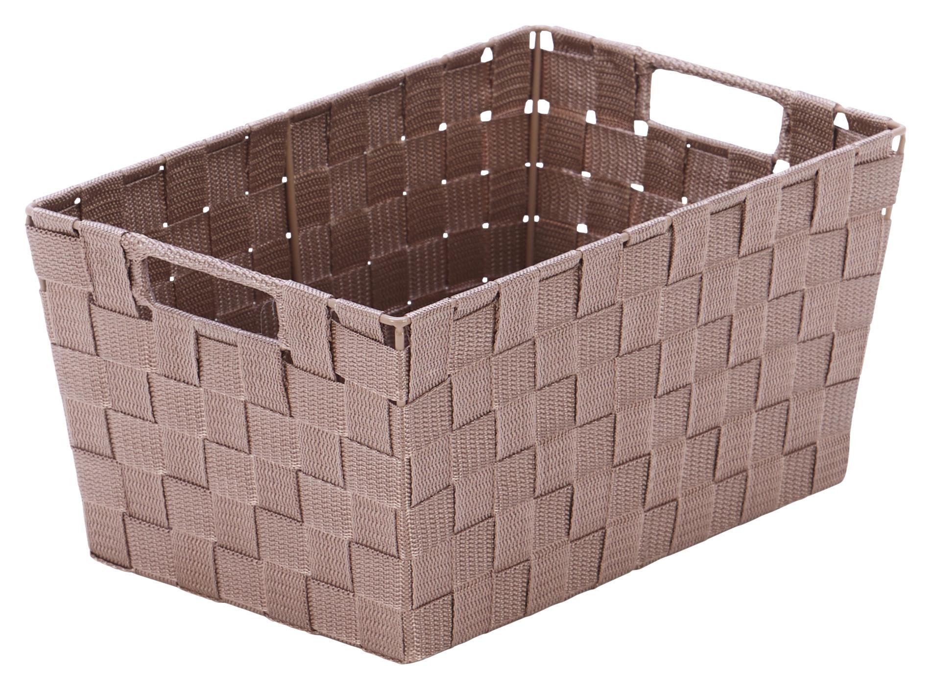 Polckosár Carolyn - világosbarna, Basics, műanyag (35/17/23cm) - Ondega