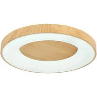 Stropní LED svítidlo Luzia, max. 42 Watt - bílá/barvy dubu, kov/plast (60/10cm) - Premium Living