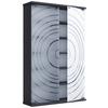 CD-Regal Tilano Anthrazit B: 60 cm - Anthrazit, Design, Glas/Holzwerkstoff (60/92/18cm) - MID.YOU