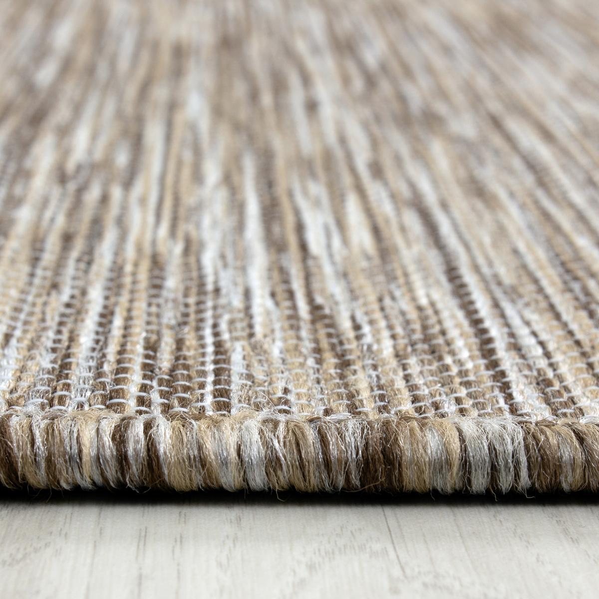 Flachwebteppich Beige Naturfaser Mambo 80x150 cm - Beige, KONVENTIONELL, Textil (80/150cm)