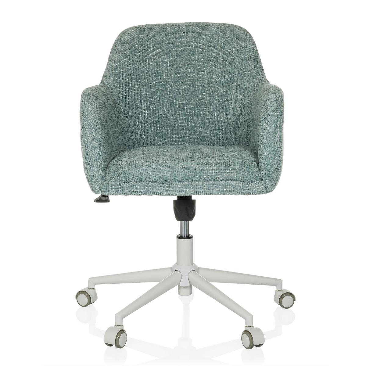 Drehstuhl Solao Home Mintgrau B: 58 cm - Mintgrau/Weiß, MODERN, Textil/Metall (58/78/60cm) - MID.YOU