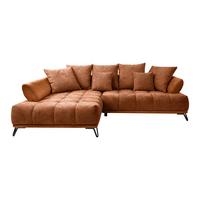 LARGO, levá, měděná, potřeba šířky dveří 90 cm - měděné barvy/černá, Moderní, kov/textil (184/262cm)