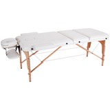 Massageliege Wooden B: 70 cm Buche - Beige/Buchefarben, MODERN, Holz/Holzwerkstoff (185/70/62-85cm) - Ombra