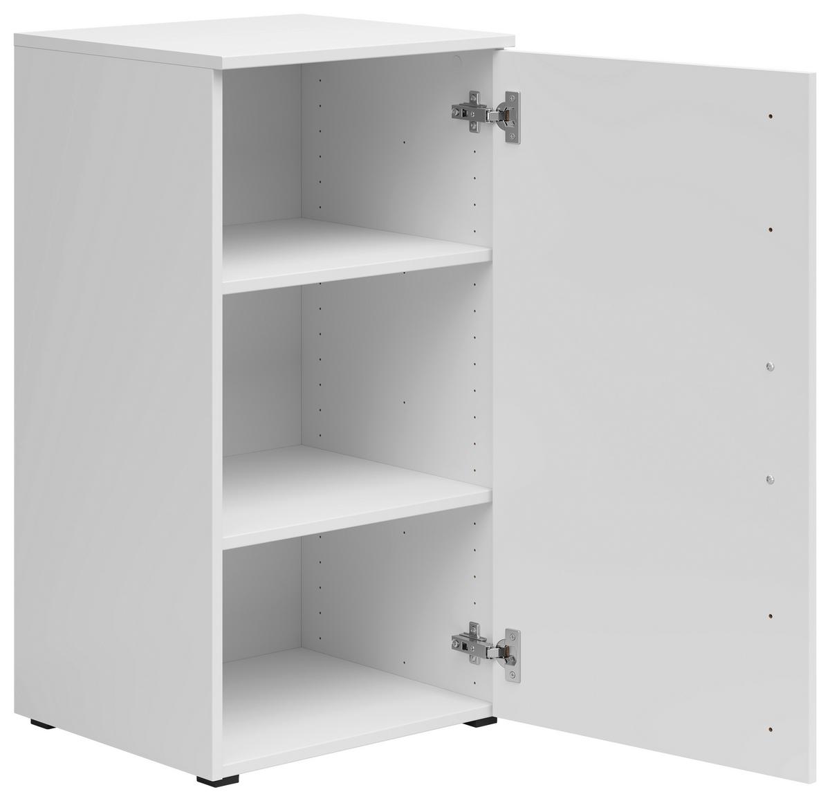 Komoda MULTISTAURAUM š: 45 cm - čierna/biela, Modern, kompozitné drevo/plast (45/83/40cm)