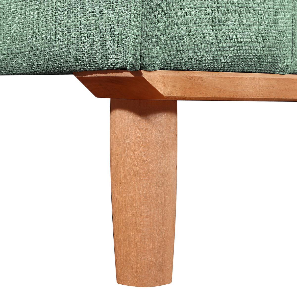 Ecksofa Beata Mintgrün S: 230x150 Cm - Wengefarben/Mintgrün, Design, Textil (230/150cm) - Livetastic