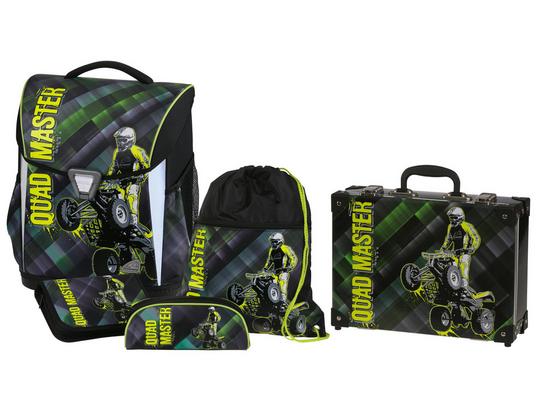 Kinderschultaschen Set Quad Master 5-teilig - Gelb/Schwarz, MODERN, Textil (31/39/17cm) - Schneiders Kinderschultaschen Set Quad Master 5-teilig - Gelb/Schwarz, MODERN, Textil (31/39/17cm) - Schneiders