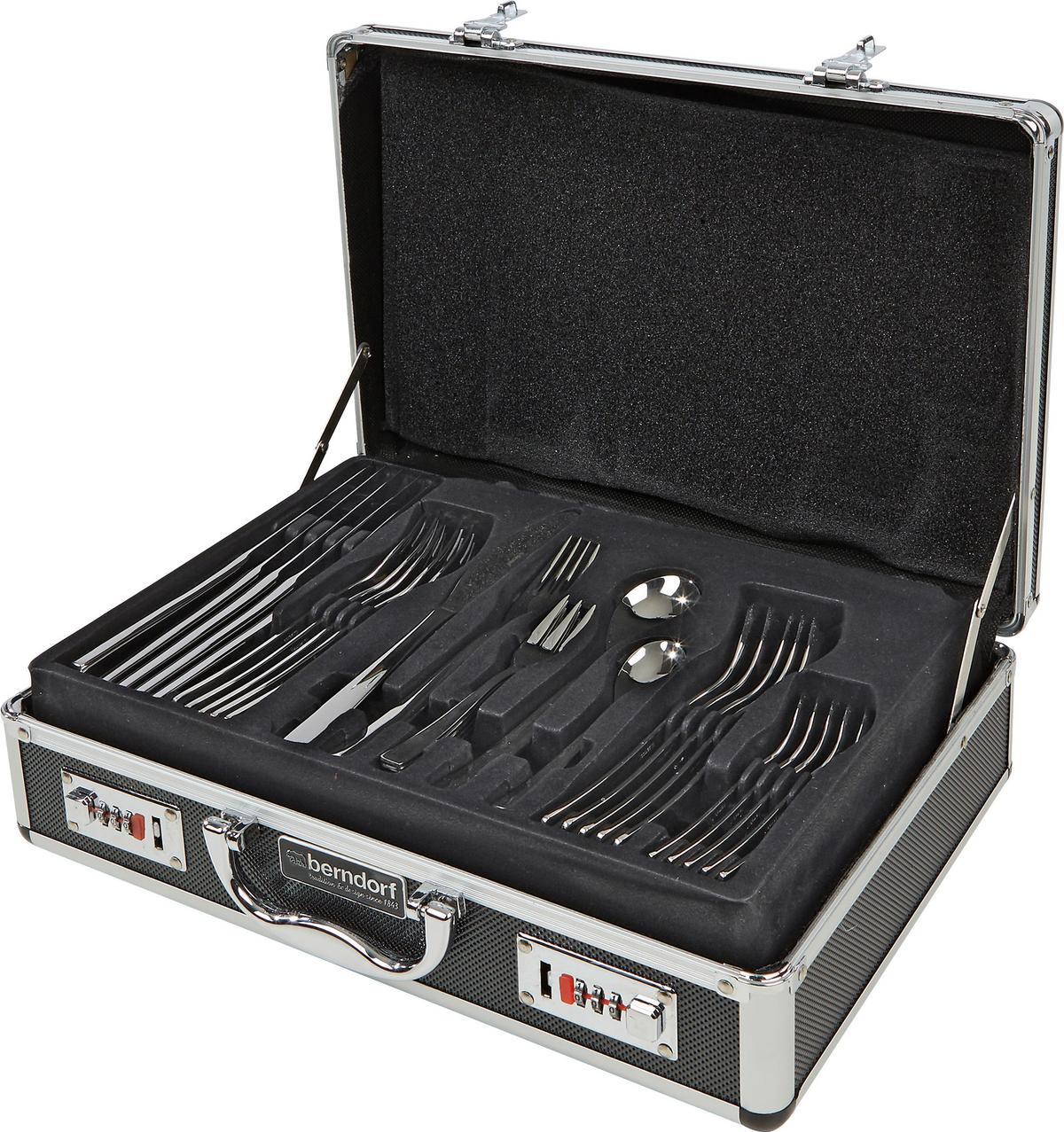 Besteckset 60-Teilig Ottawa für 12 Personen - Edelstahlfarben, KONVENTIONELL, Metall (37/27/11,5cm) - Berndorf