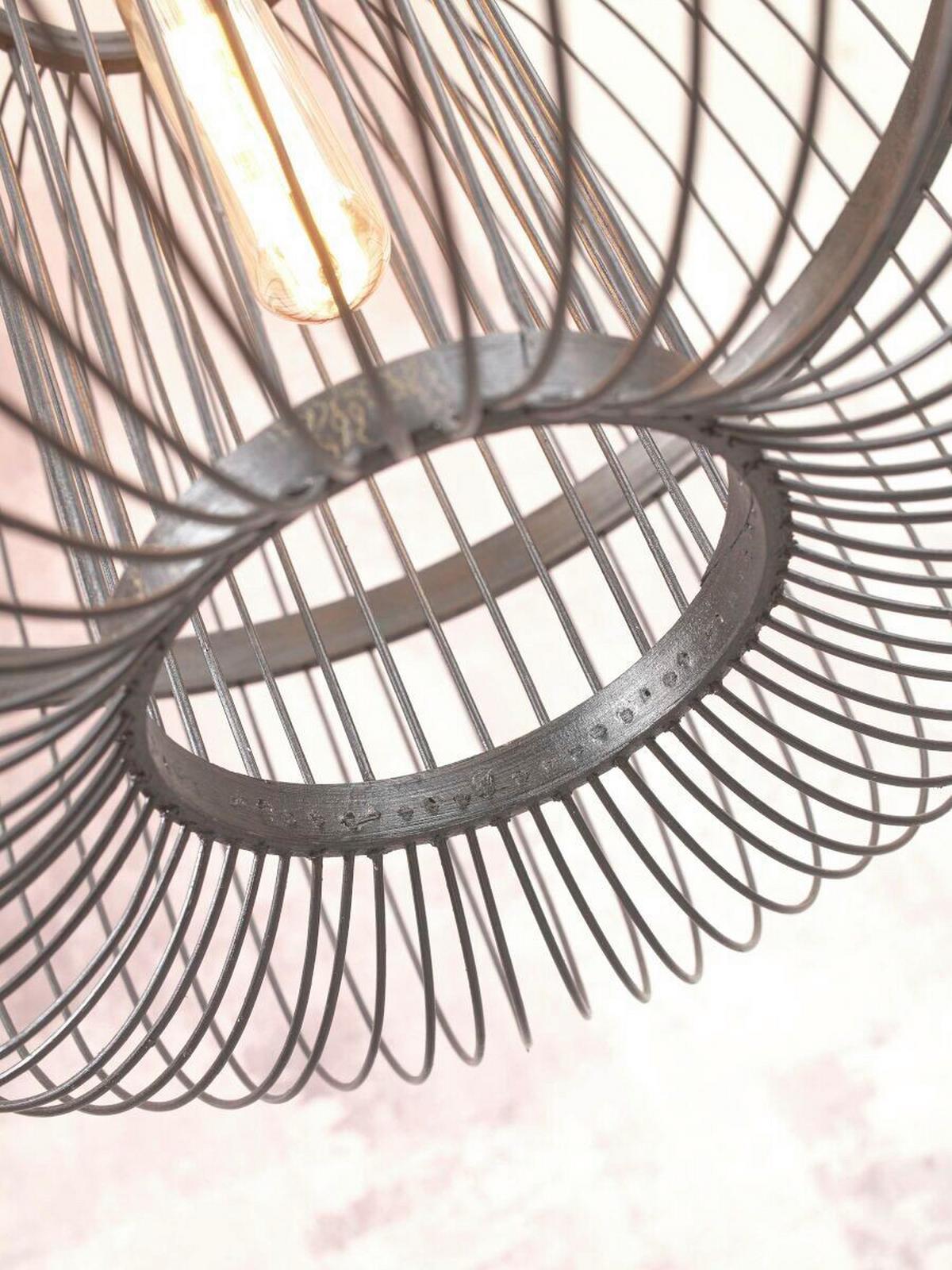 Hängeleuchte Hokkaido/H38/B - Schwarz, Trend (25/38cm) - Good & Mojo