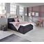 Boxspringbett mit Topper 140x200cm Nero, Schwarz - Chromfarben/Schwarz, KONVENTIONELL, Textil (140/200cm) Boxspringbett mit Topper 140x200cm Nero, Schwarz - Chromfarben/Schwarz, KONVENTIONELL, Textil (140/200cm)
