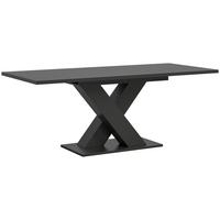 Ausziehtisch Marlon 150 Az Grau Auf 190 cm ausziehbar - Dunkelgrau, Trend, Holzwerkstoff (150-190/76/90cm)