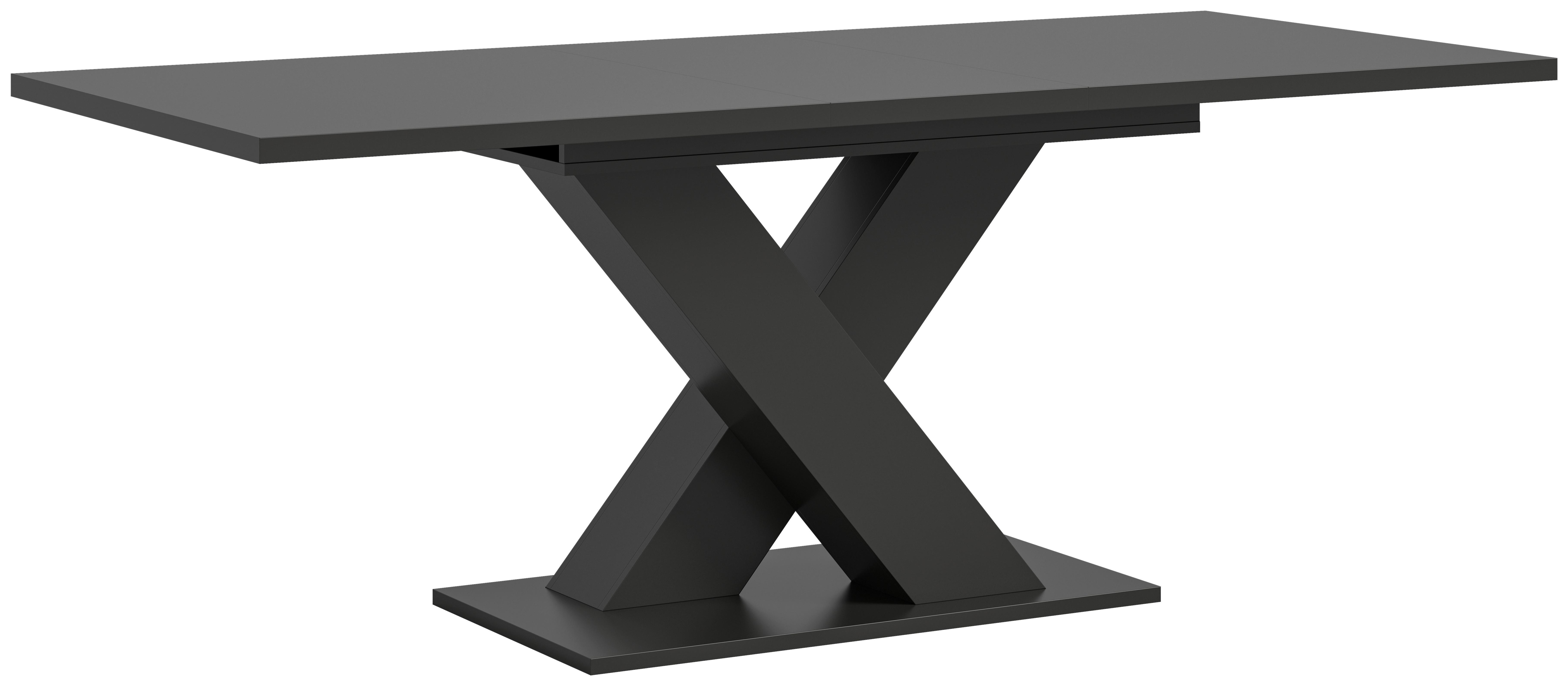 Esstisch ausziehbar Marlon 150-190x76 cm Dunkelgrau