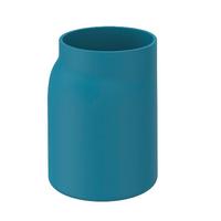 POHÁR NA ZUBNÉ KEFKY Hug, 8/11/7,1cm, petrolejová - modrá, Modern, plast (8/11/7,1cm) - Premium Living