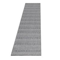 Läufer Aruba - Grau, Design, Textil (80/250cm) - Novel