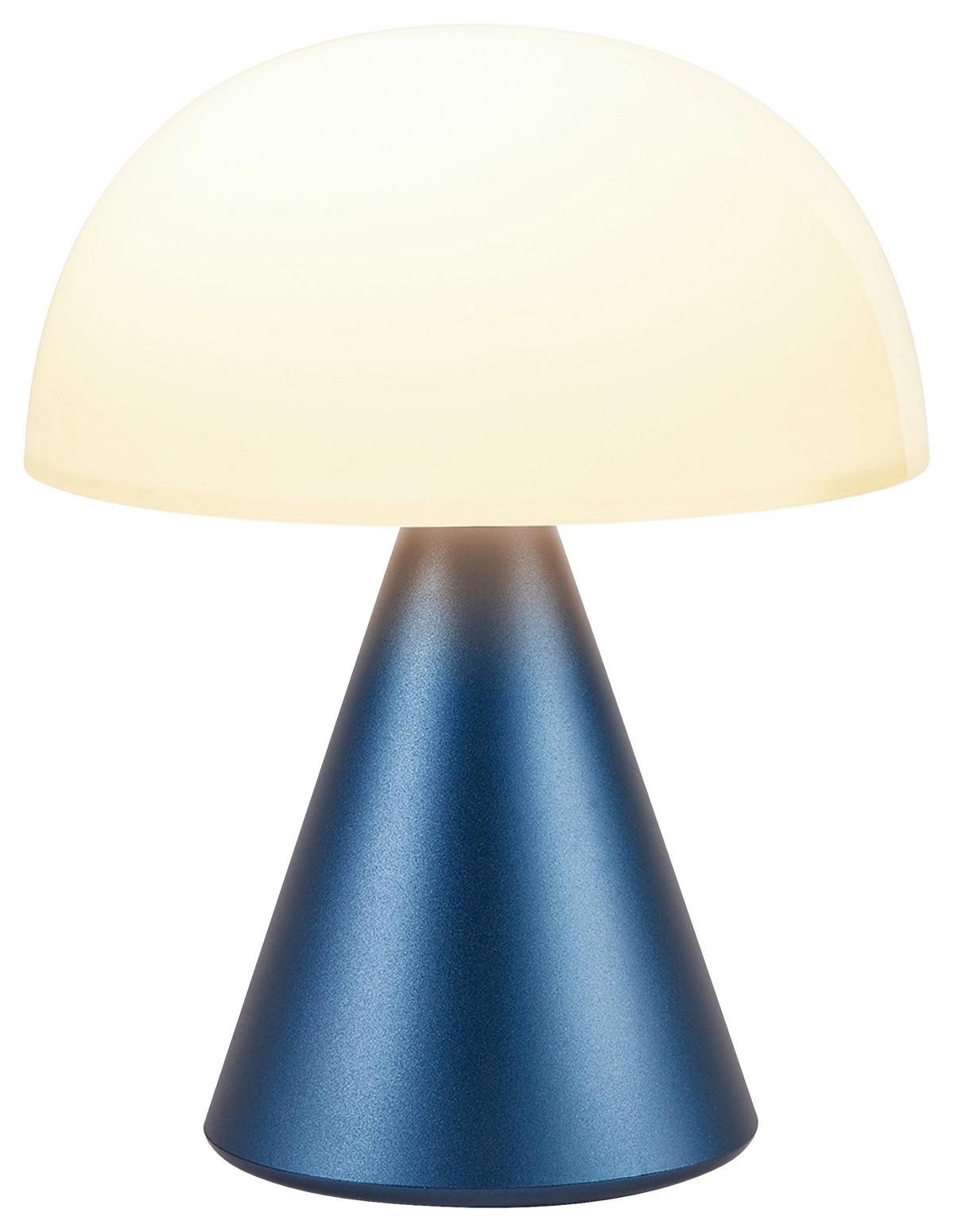 Akku-tischleuchte Lexon Mina L - Dunkelblau, Design, Kunststoff/Metall (14/17/14cm)