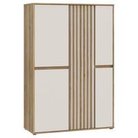 Félmagas Szekrény Eliston - tölgyfa színű/homokszínű, Natur, műanyag/faalapú anyag (109,3/161,7/41,5cm) - Modern Living