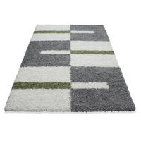 Hochflor Teppich Grün Gala 240x340 cm - Grün, Design, Textil (240/340cm)
