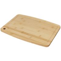 Schneidebrett aus Bambus Theo L: 40 cm - Naturfarben, Basics, Holz (40/30/1,5cm) - Luca Bessoni