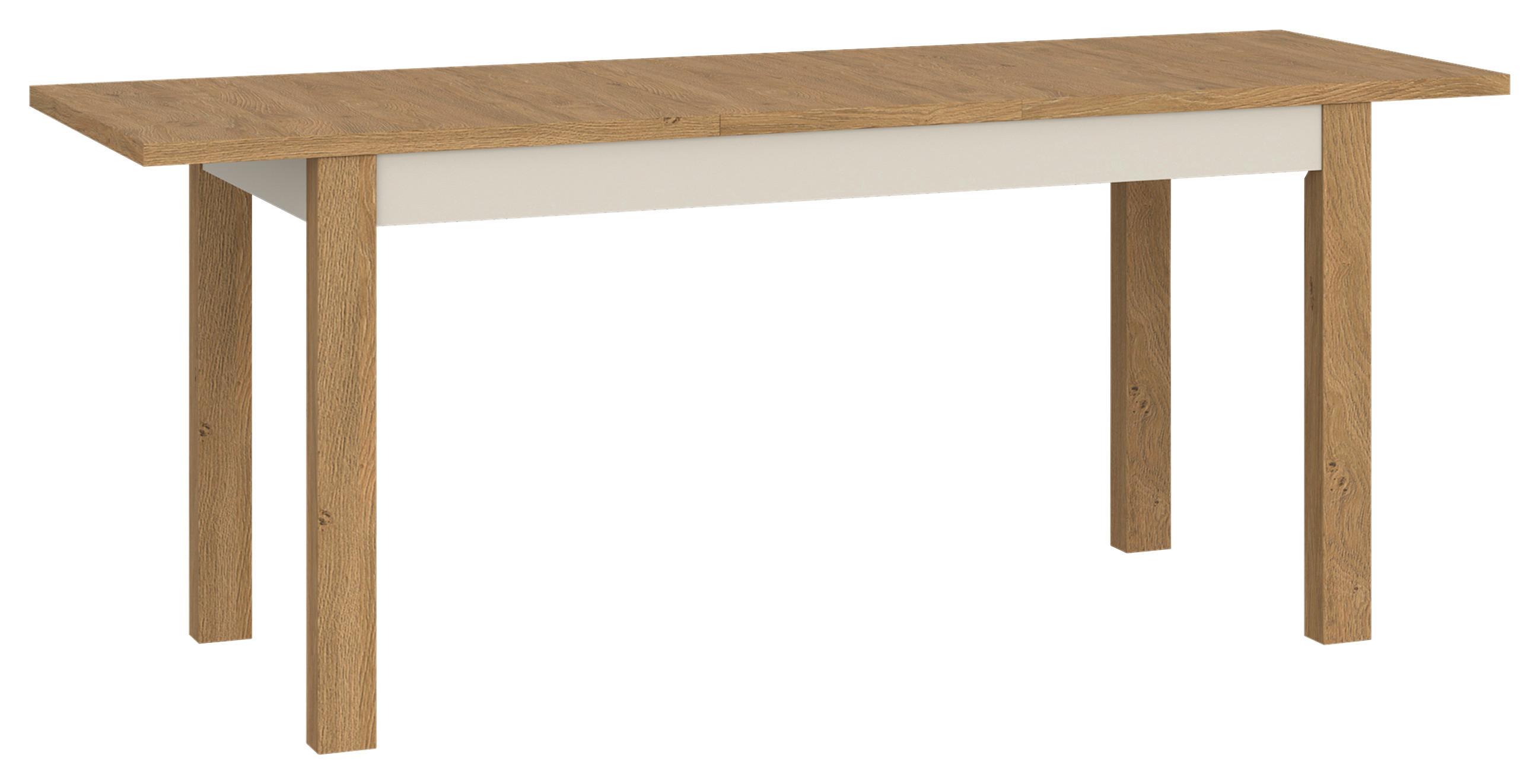 Esstisch NAXXAR Eichefa./Kaschmir B: 140-180cm - Kaschmir/Eichefarben, Trend, Holzwerkstoff (140-180/77/85cm)