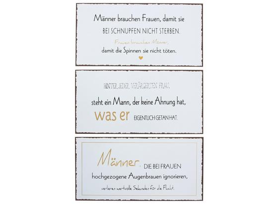 Metallbild Männer - Hellgrau, Basics, Metall (40/20cm) Metallbild Männer - Hellgrau, Basics, Metall (40/20cm)