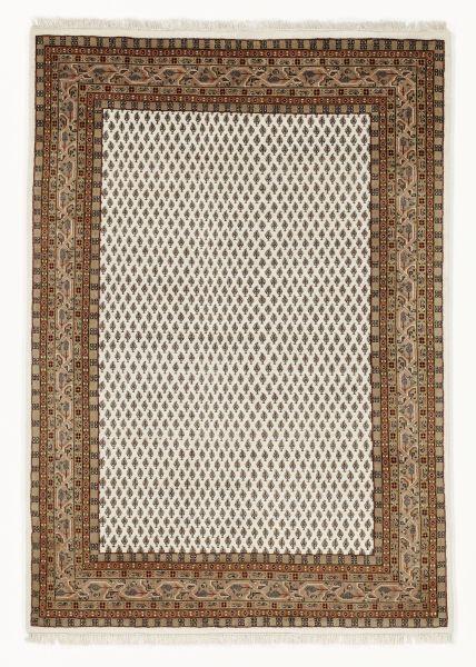 Orientalischer Webteppich Braun Sakki Mir 90x160 cm - Creme/Braun, Basics, Textil (90/160cm) - Cazaris