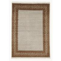 Orientalischer Webteppich Braun Sakki Mir 170x240 cm - Creme/Braun, Basics, Textil (170/240cm) - Cazaris
