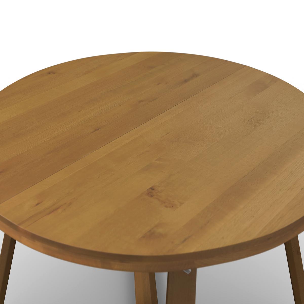 Výsuvný jídelní stůl Miley, š: 120-160 cm - barvy dubu, Moderní, dřevo (120-160/120/76cm) - Bessagi Home