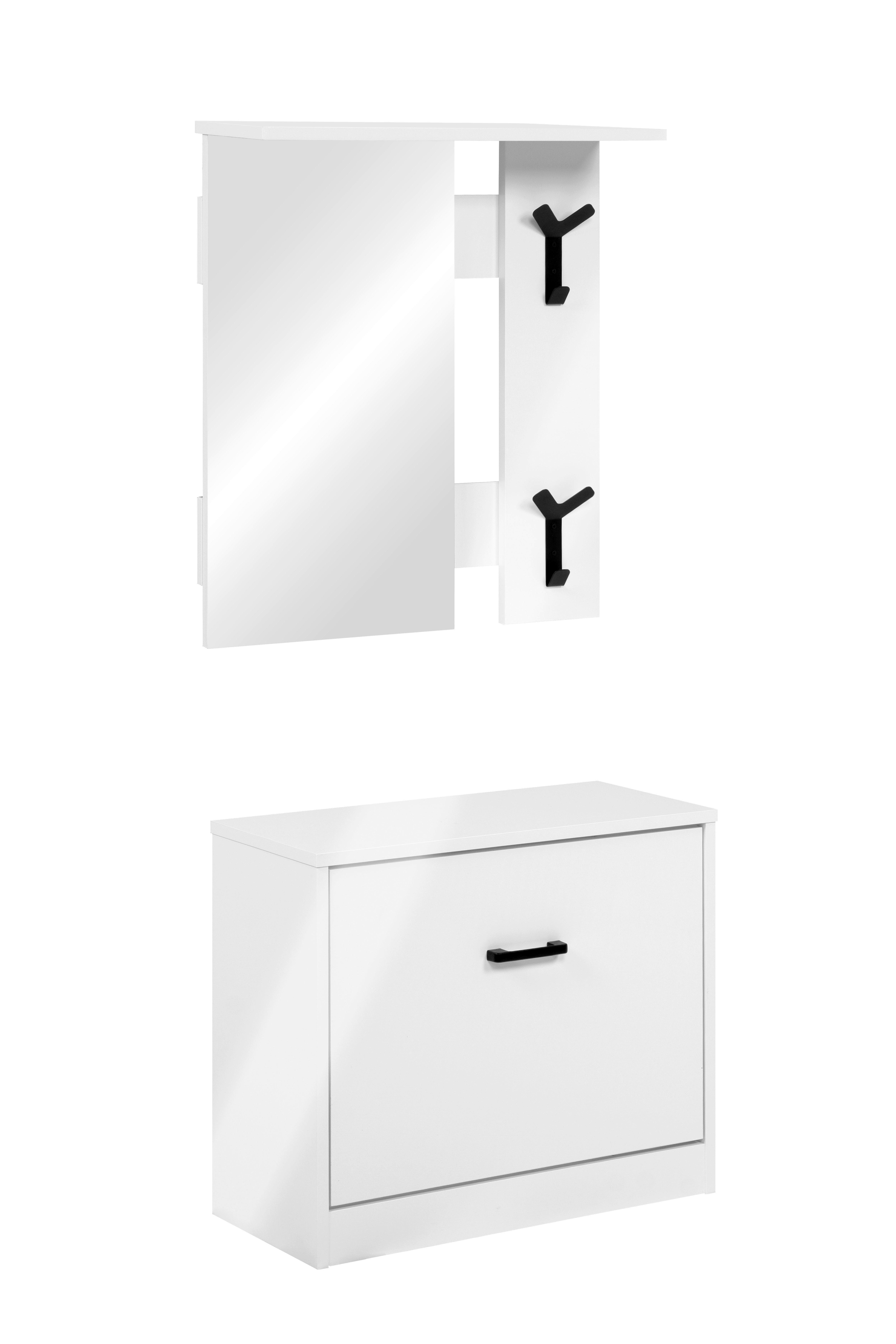 Garderobe Limone Weiß B: 56cm