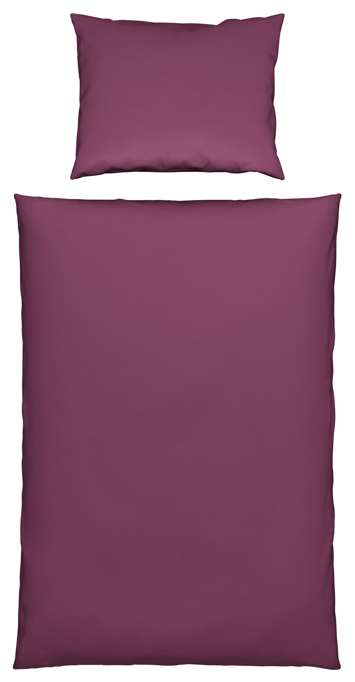 Bettwäsche Alesund - Beere, MODERN, Textil - Luca Bessoni