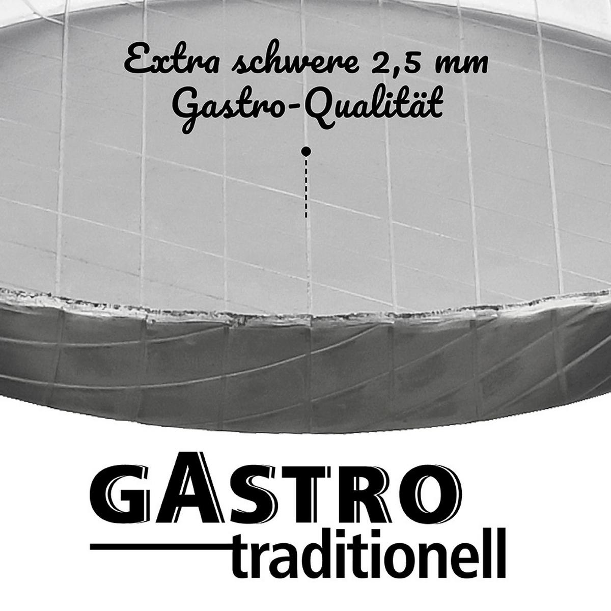 Pfannenset 2 -Teilig. Eisen - Silberfarben, Basics, Metall (20+28cm) - GSW