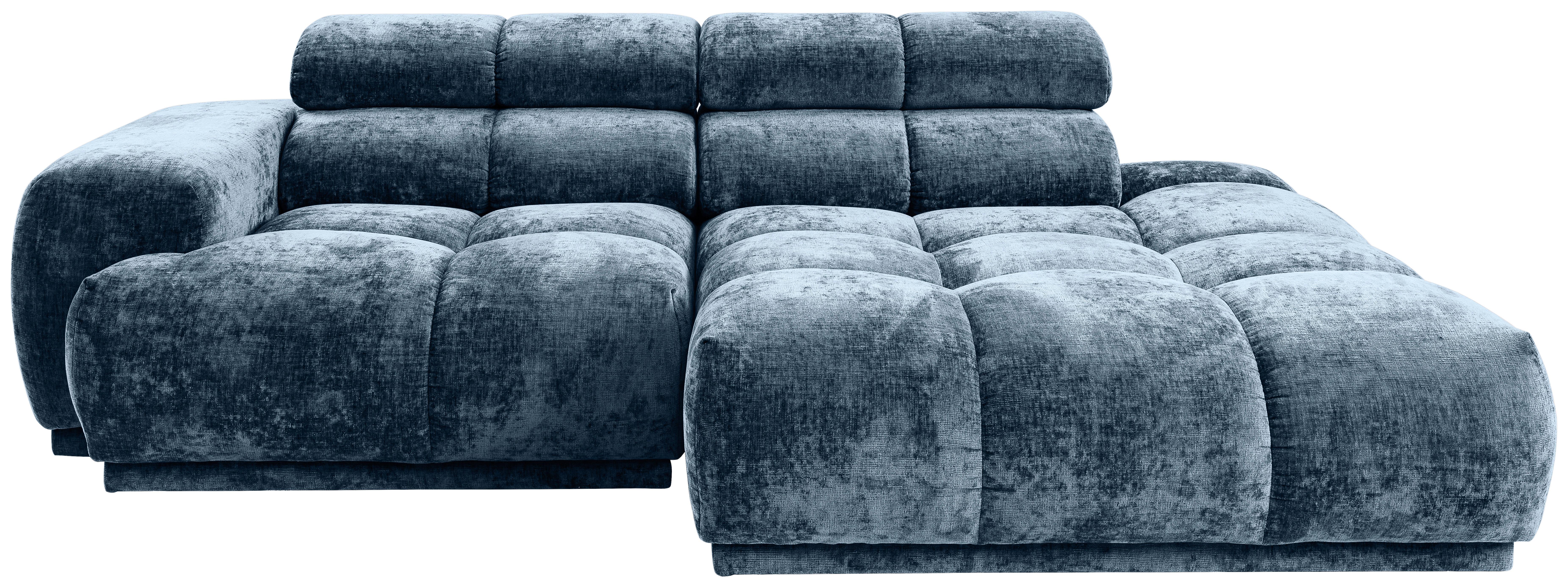 Ecksofa Chani Blau, Schenkel: 239x150 cm - Blau, MODERN, Textil (239/150cm) - MID.YOU