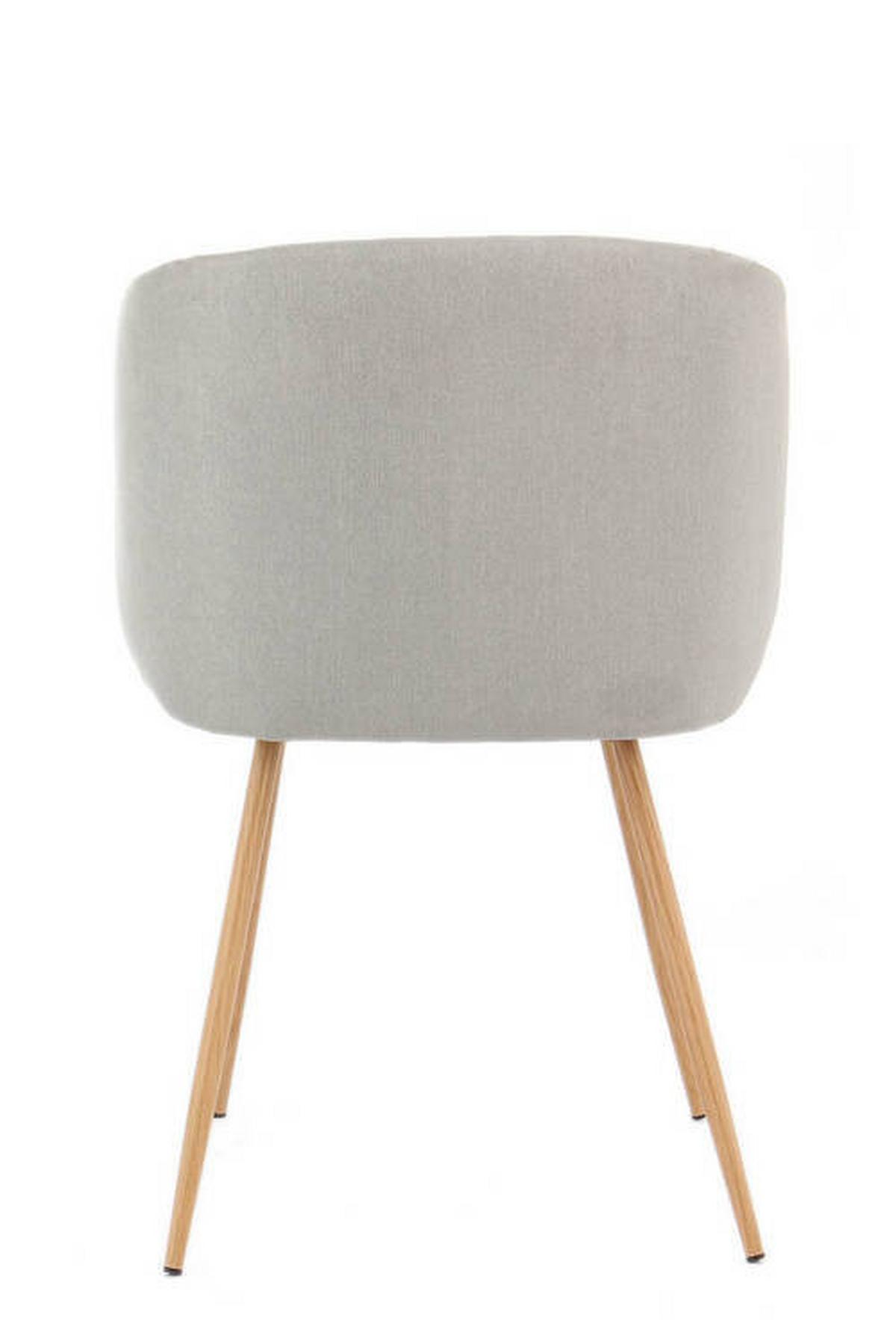 Sada stoličiek 2 kusy - sivá, Design, kov/textil (54/84/56cm)
