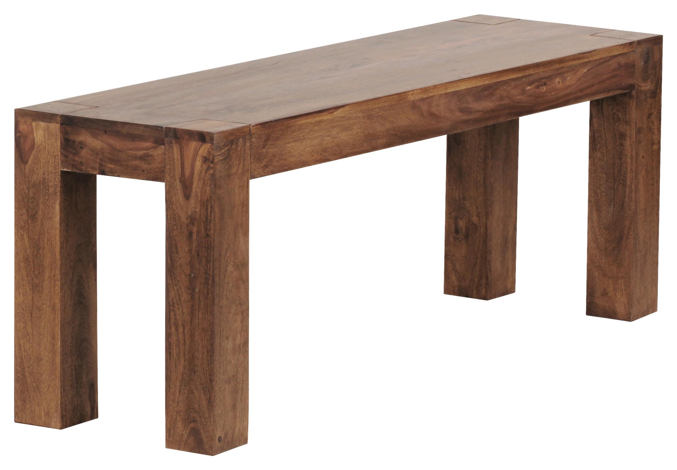 Sitzbank Holz massiv Sheesham Mumbai B: 120 cm