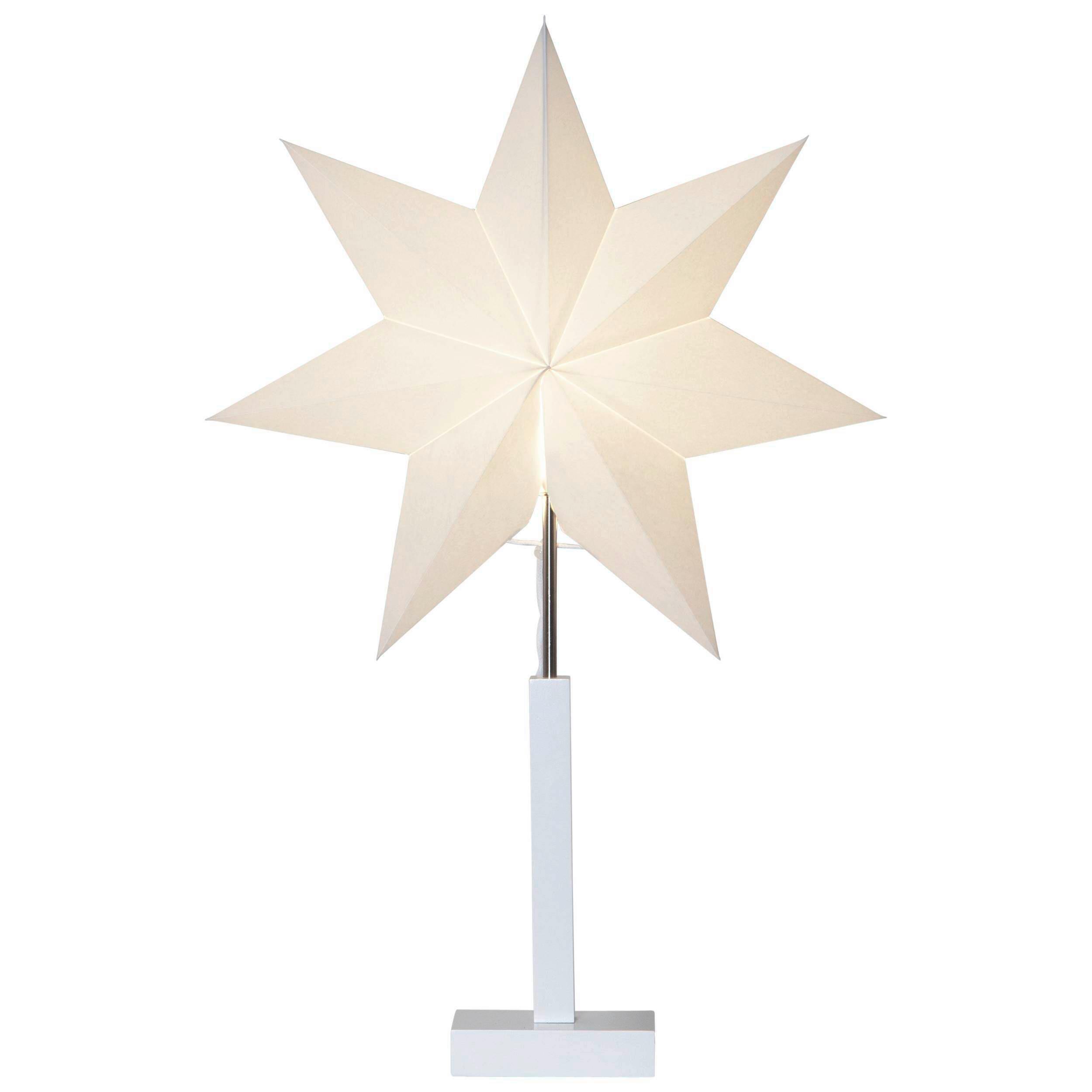 Tischleuchte 410286 - Weiß, Basics, Holz/Papier (43/15/68cm) - Eglo