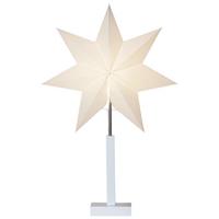 Tischleuchte 410286 - Weiß, Basics, Holz/Papier (43/15/68cm) - Eglo